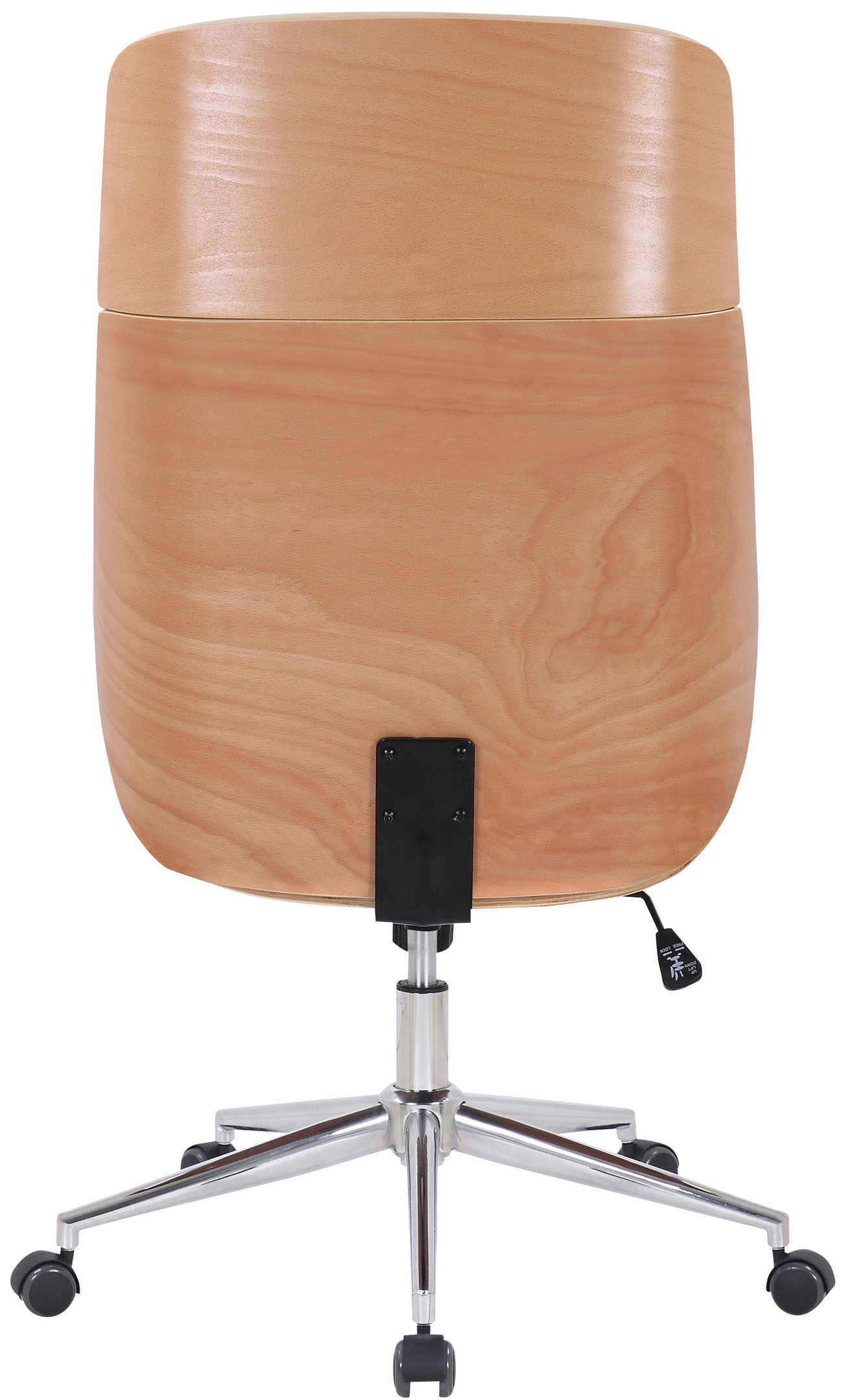 Bürostuhl Varel Kunstleder, natura/schwarz