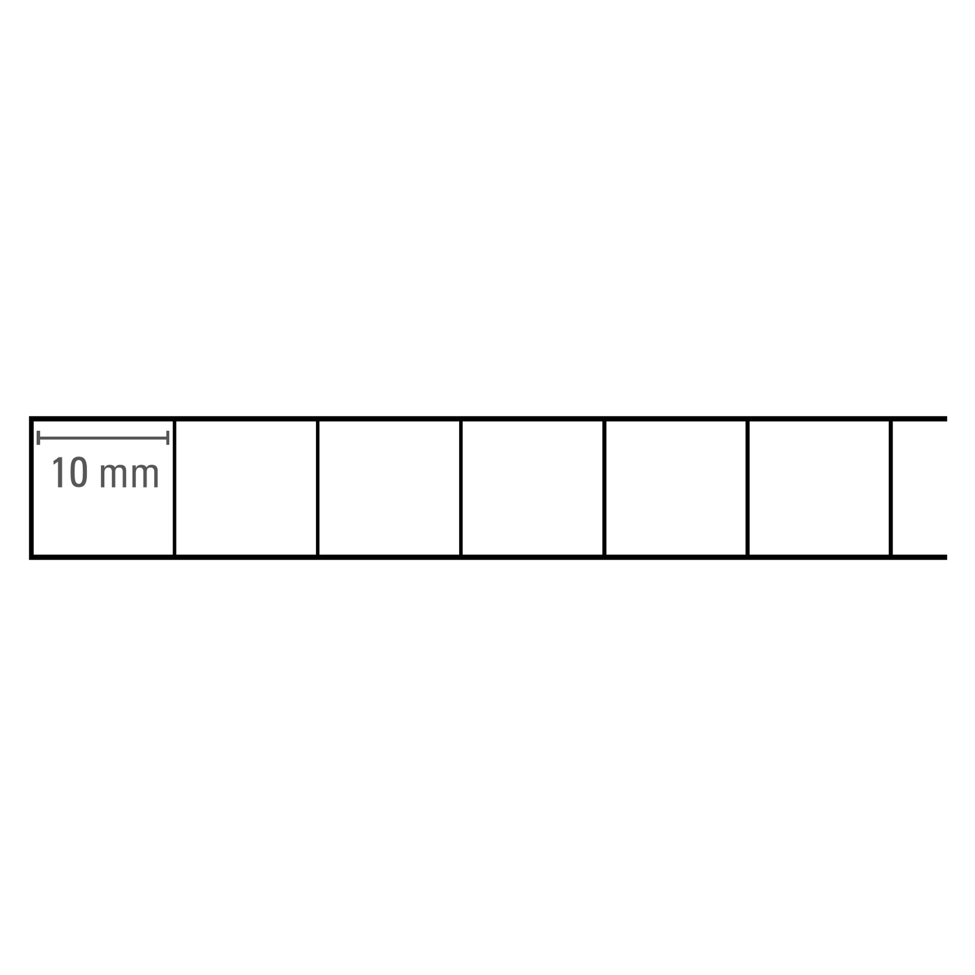 Gewächshausplatte 10 mm, 620 x 1500 mm, SDP glasklar Polycarbonat
