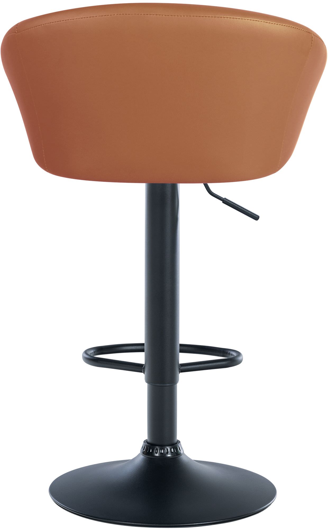 Barhocker Davie Kunstleder schwarz, hellbraun