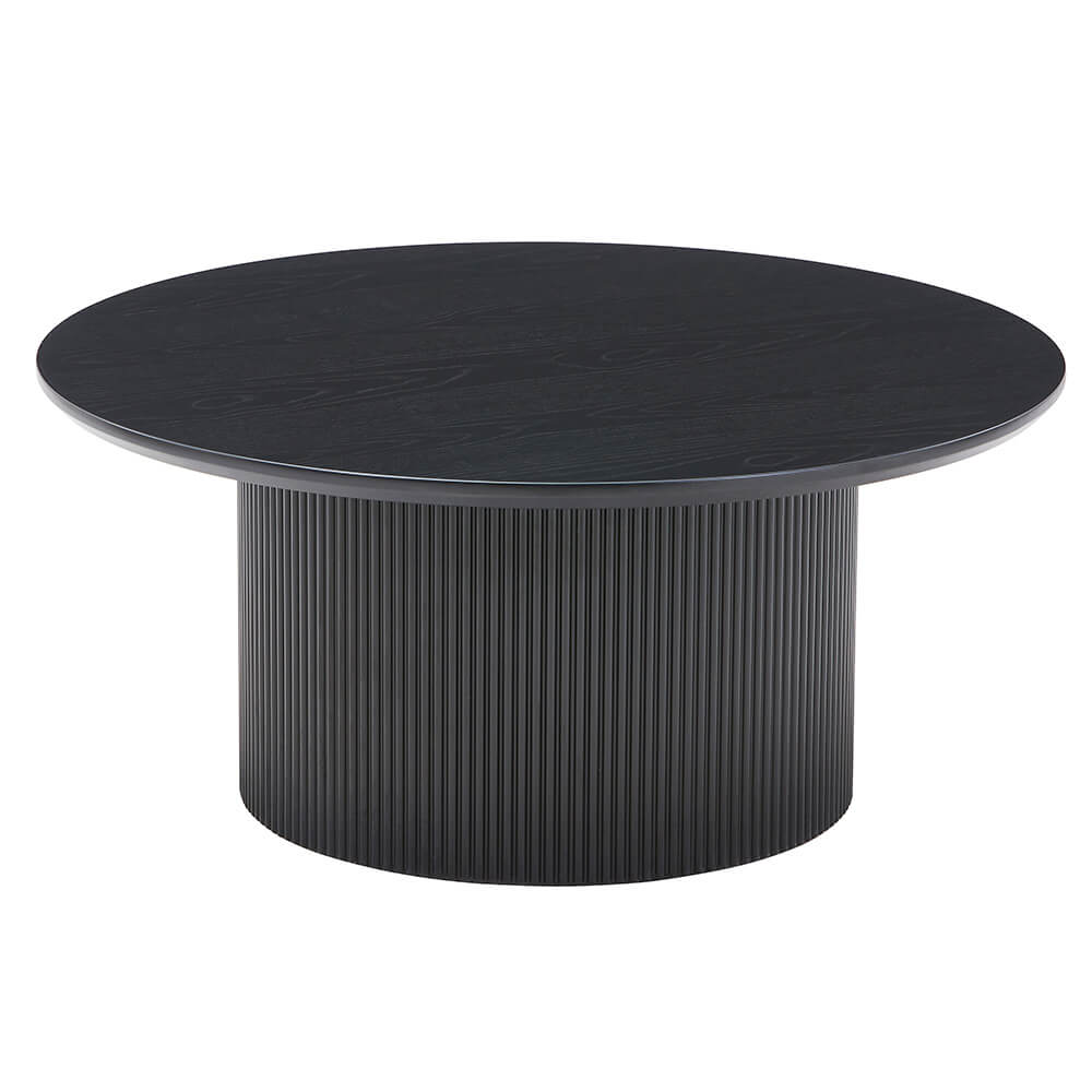 Couchtisch Rund ADELINA Dark Oak