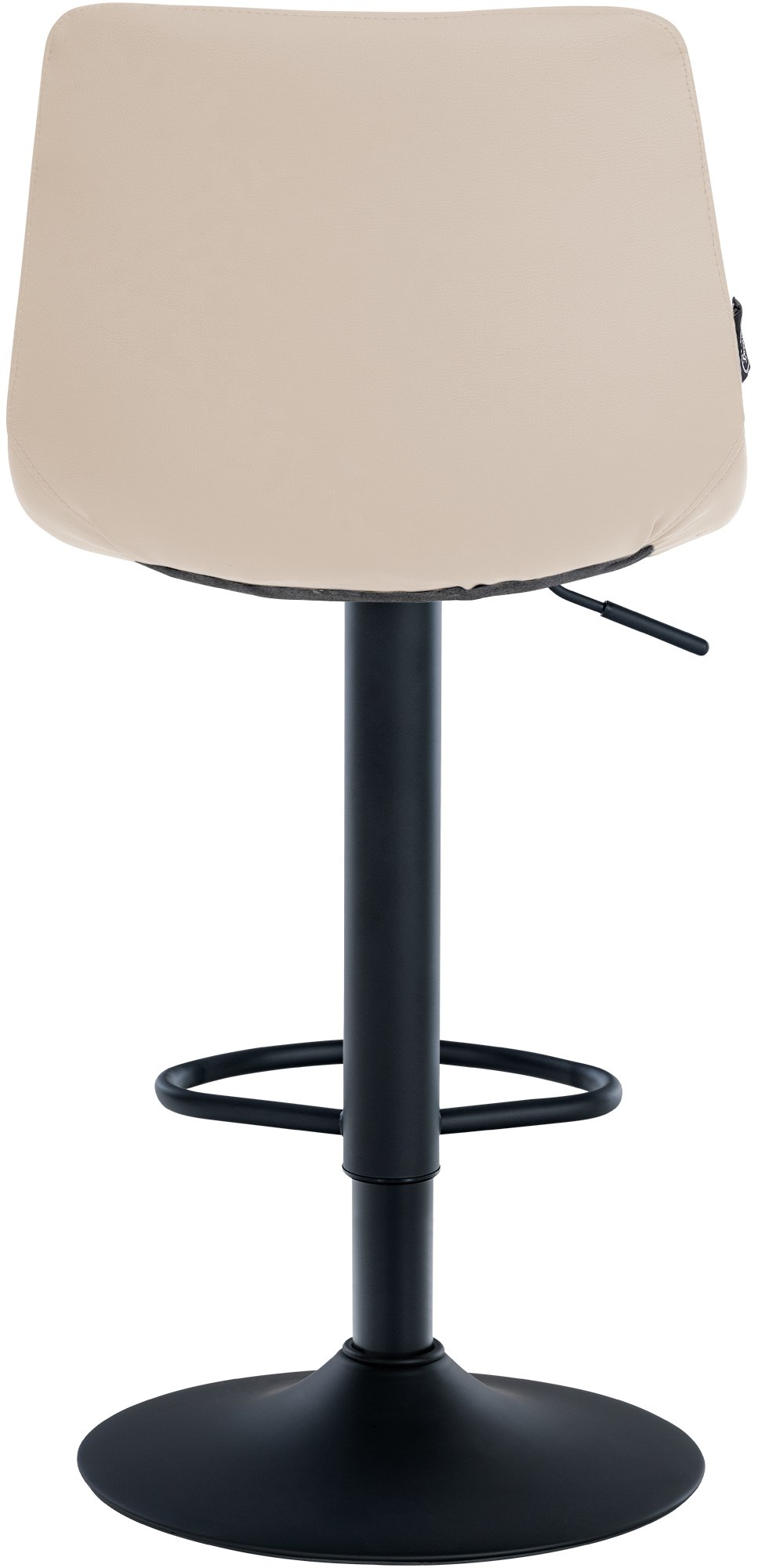 2er Set Barhocker Jerry Kunstleder schwarz, creme