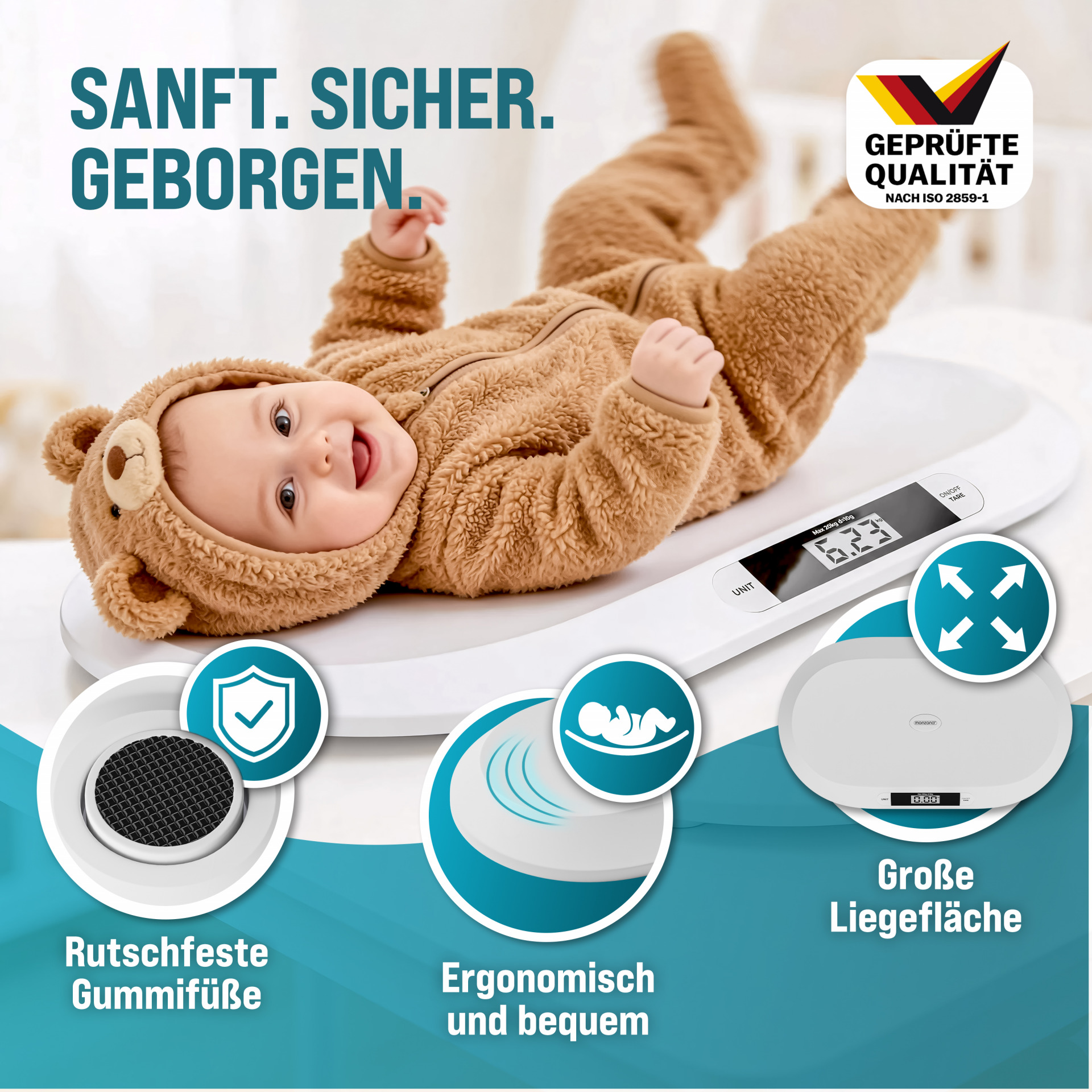 Babywaage bis 20 kg