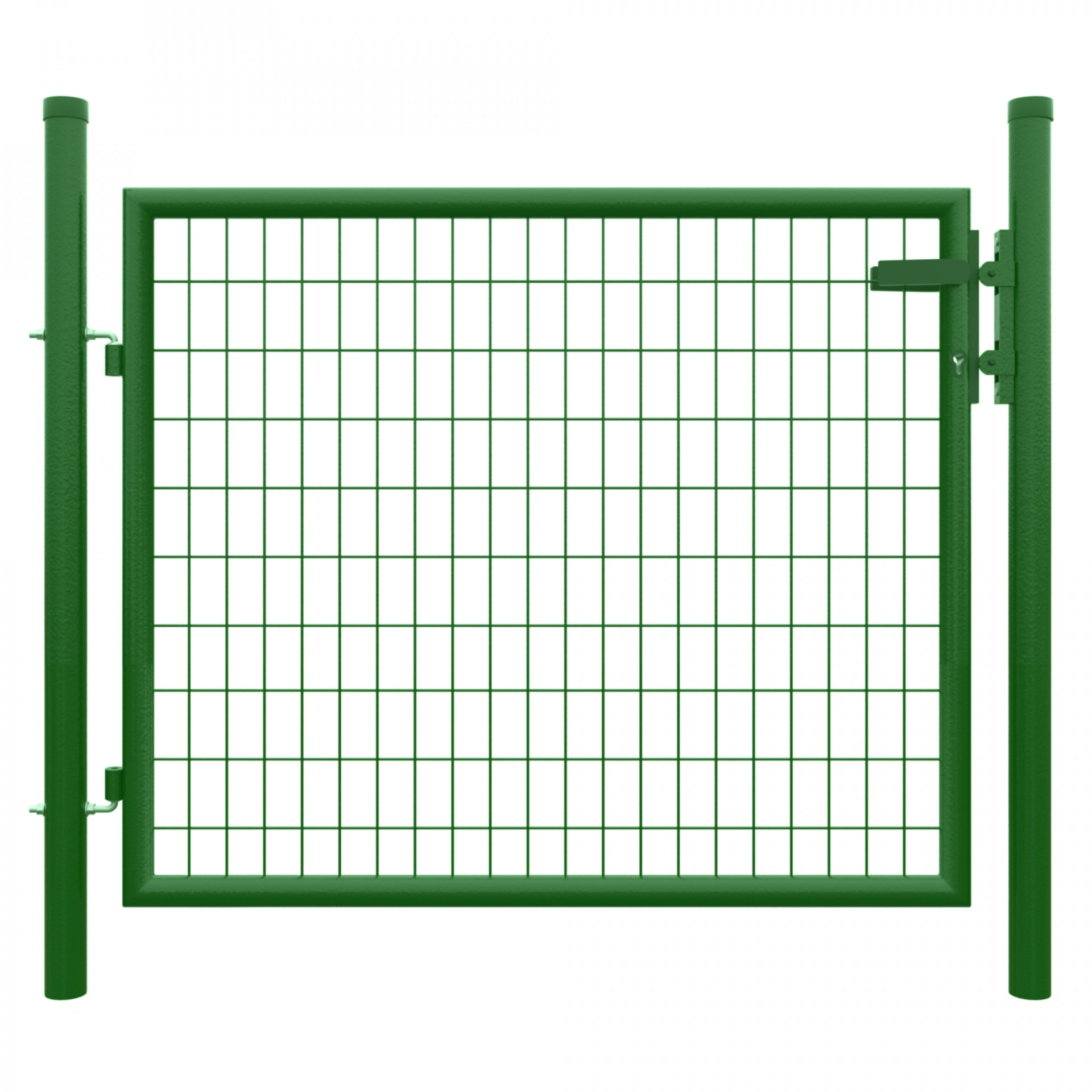 STRONG Einzeltor RAL 6005 grün, 1250 x 1000 mm inkl. Pfosten + Beschläge, MW 50/100 mm