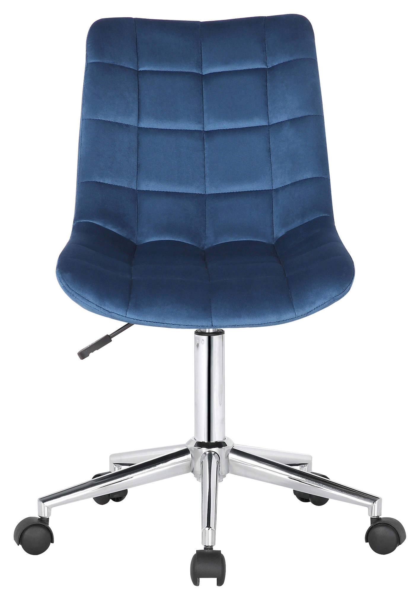 Bürostuhl Medford Samt, blau
