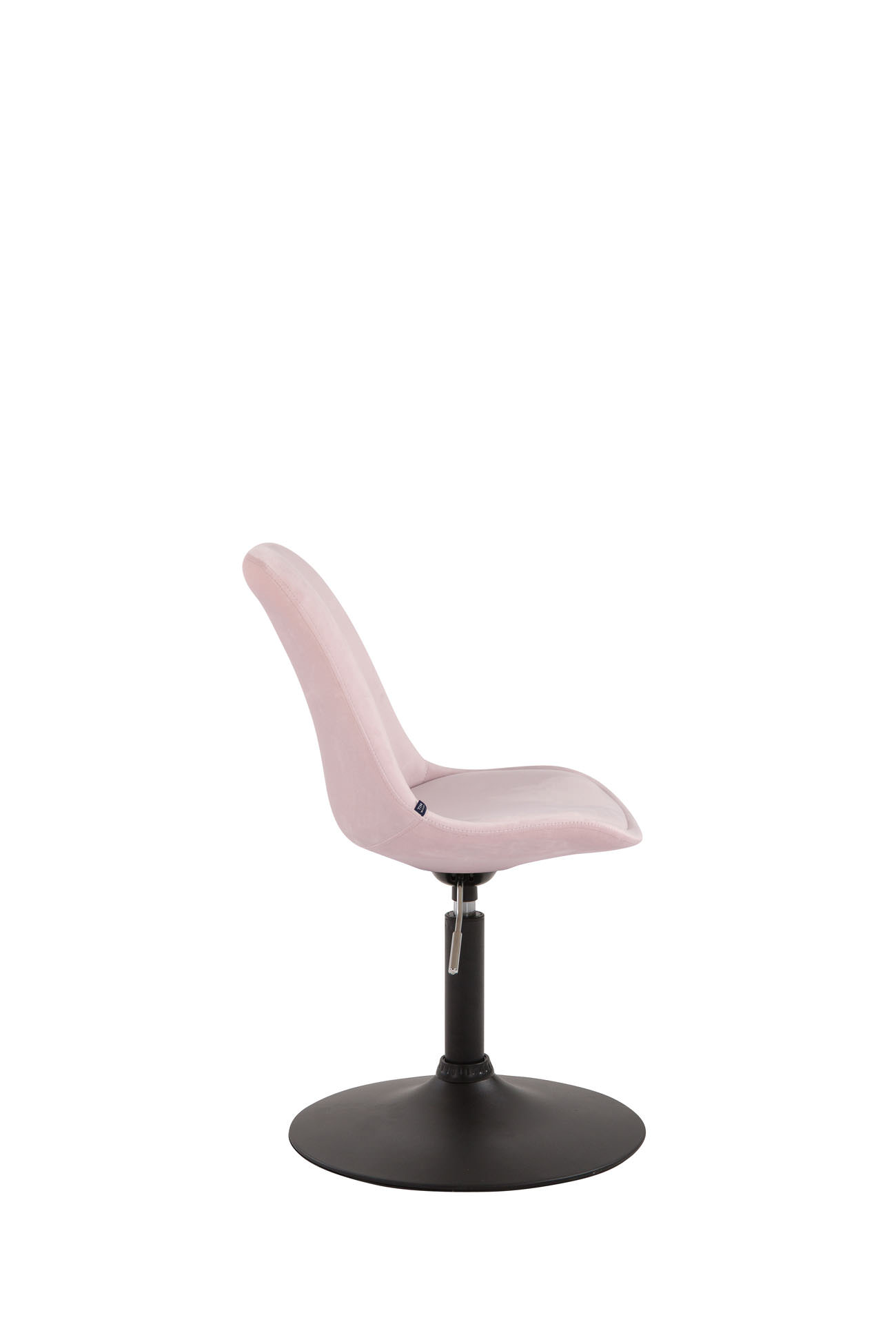 Esszimmerstuhl Maverick Samt schwarz, pink