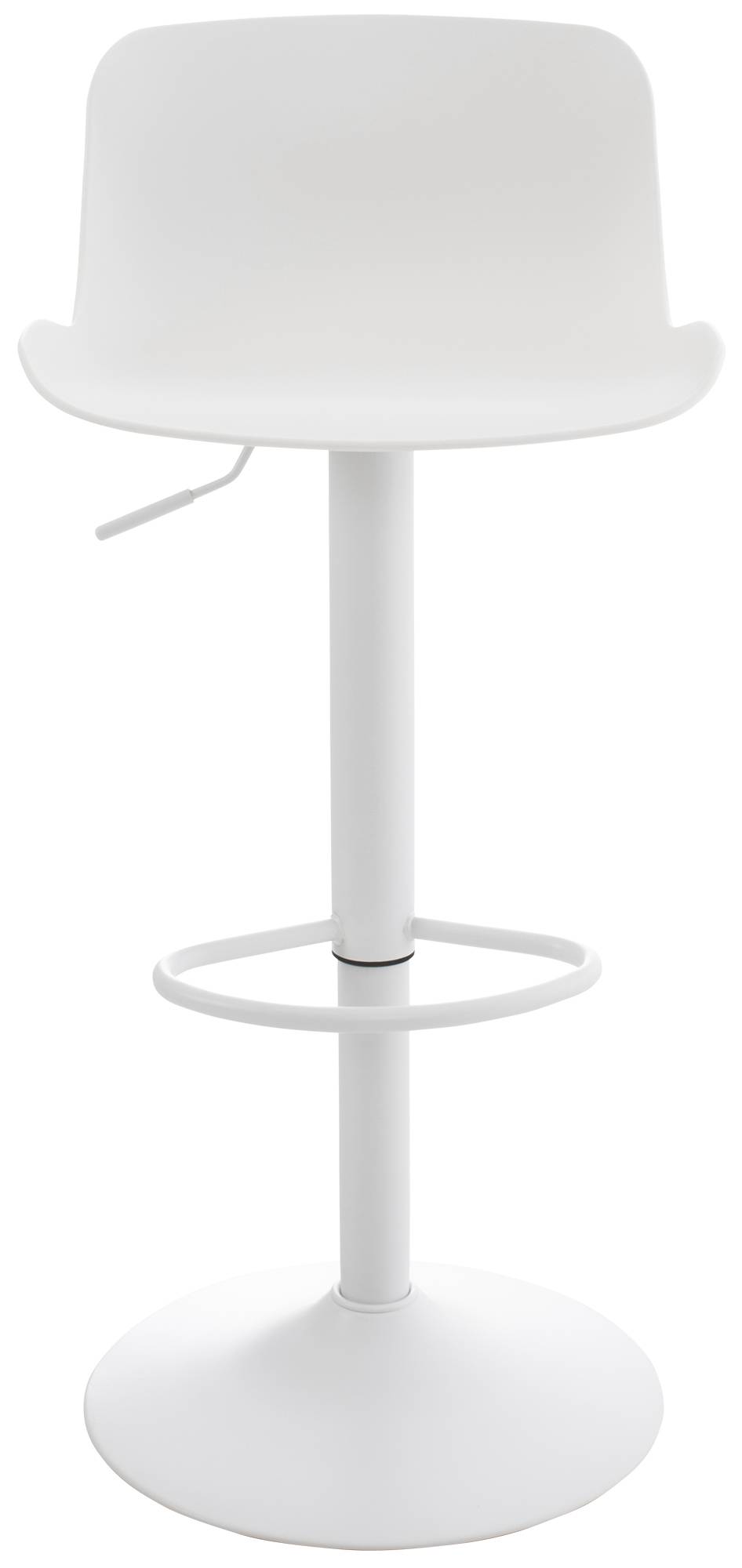 2er Bartisch Set Velor Kunststoff, weiß