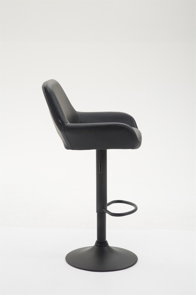 Barhocker Braga Kunstleder B, schwarz