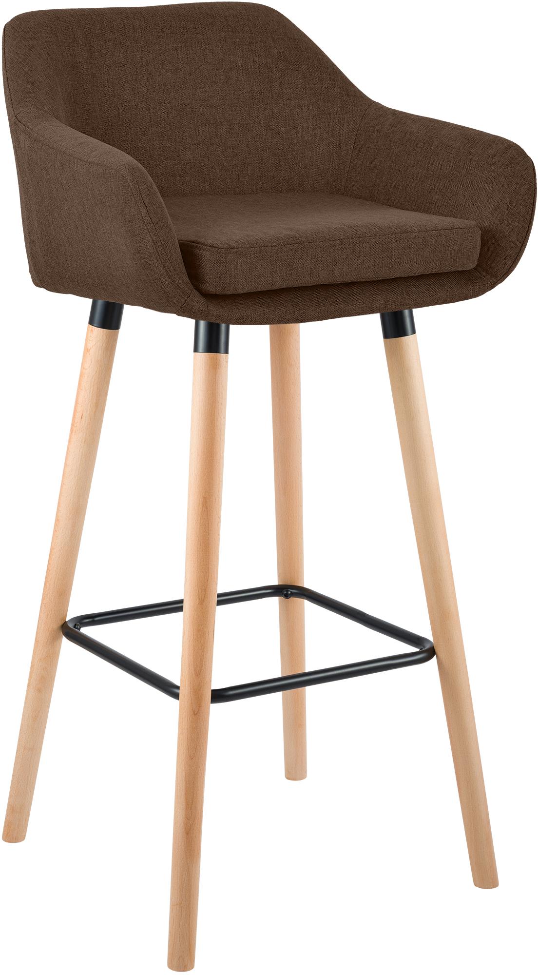 Barhocker Grant Stoff, braun