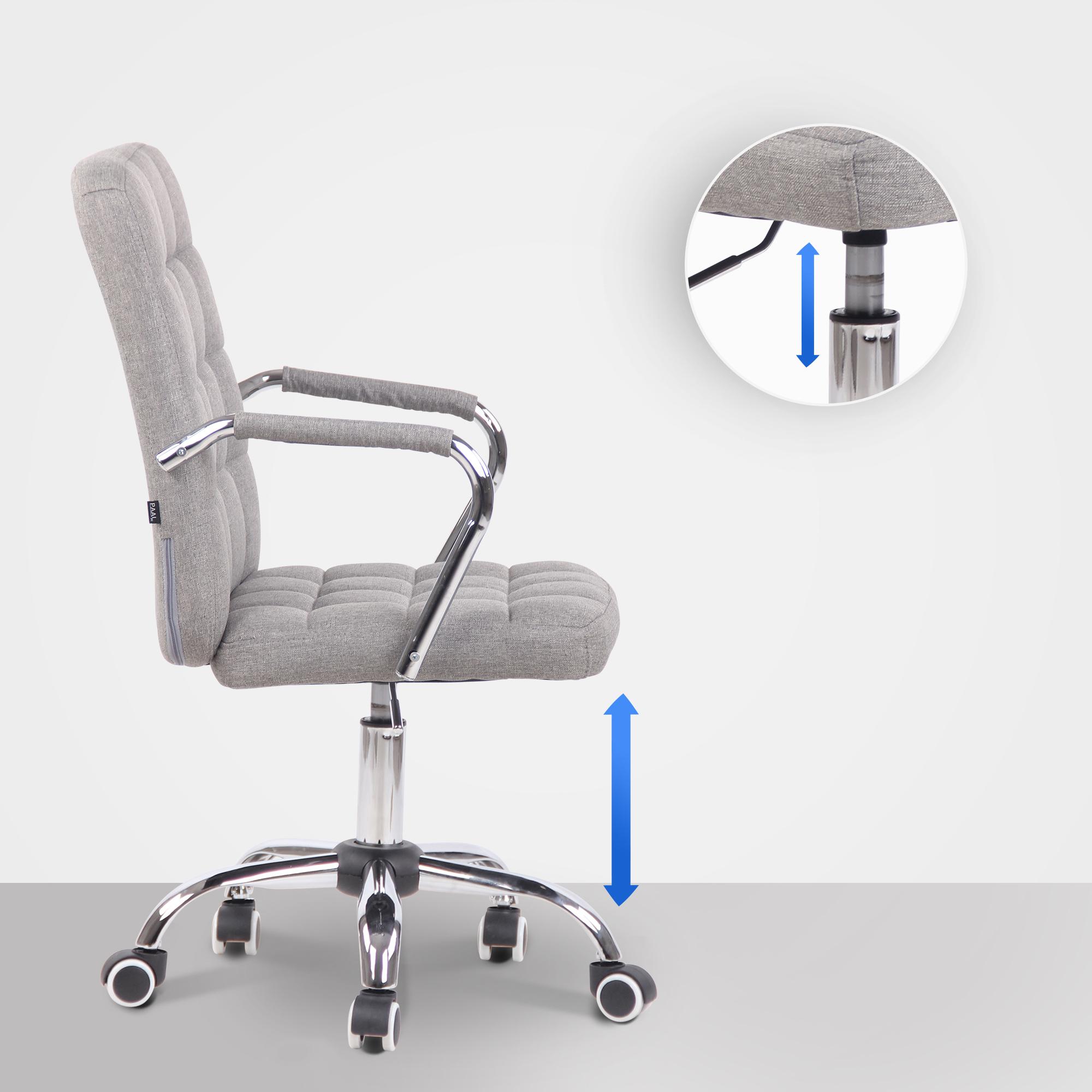 Bürostuhl Terni Stoff, grau