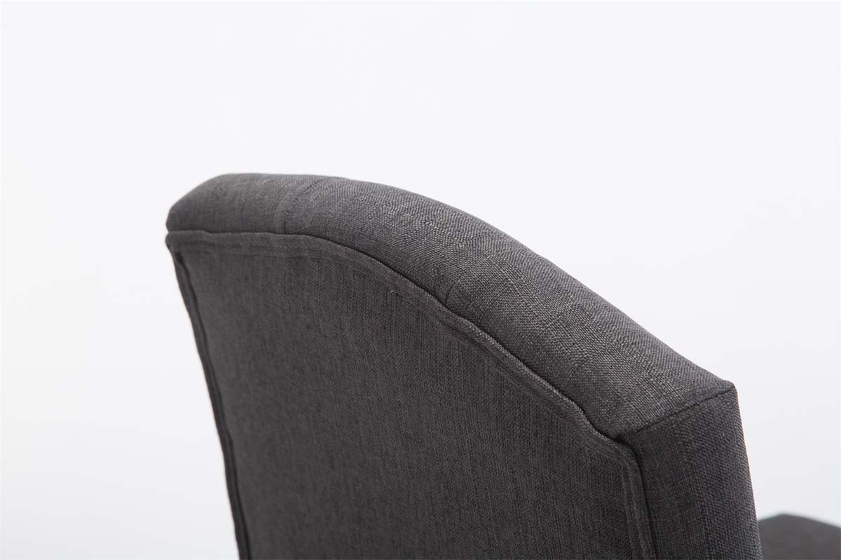 Barhocker Louise Stoff antik-hell, dunkelgrau