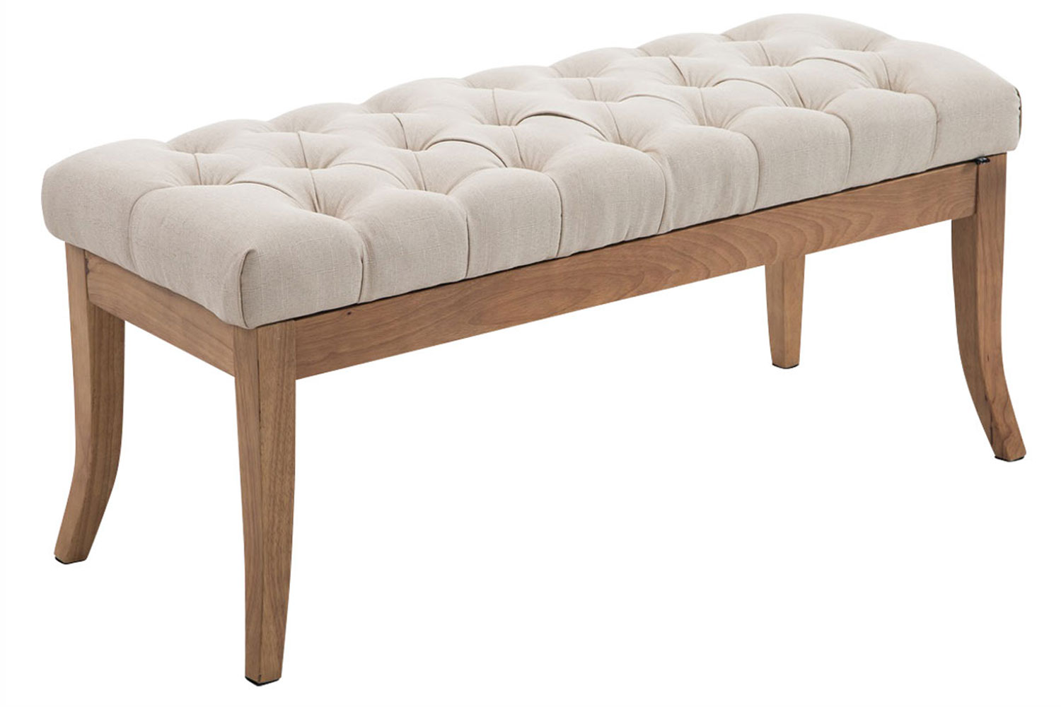 Sitzbank Ramses Stoff antik-hell 100, creme