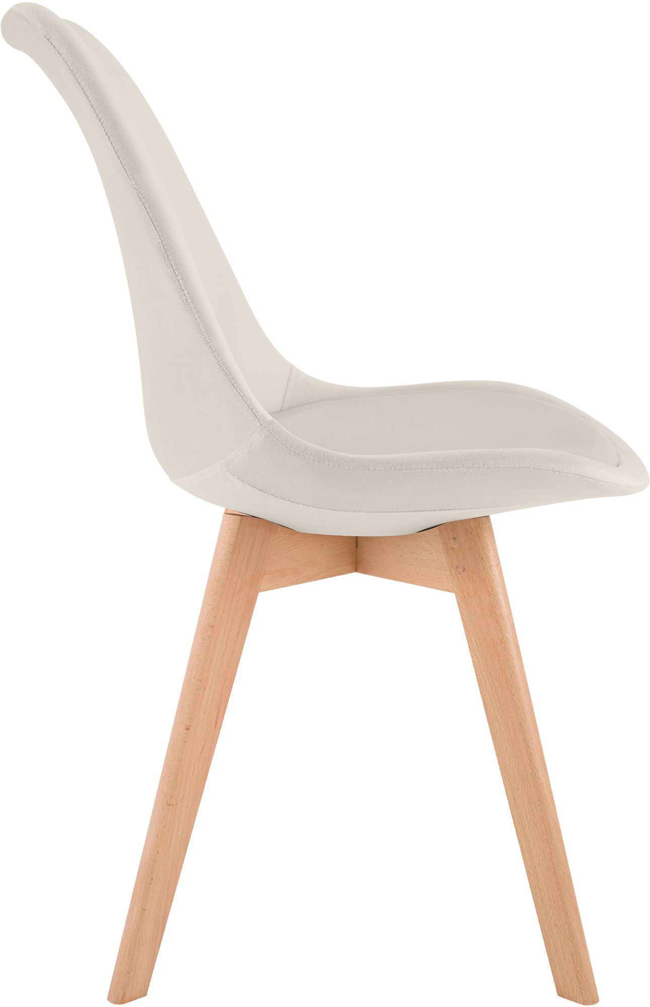 Stuhl Linares Samt, beige