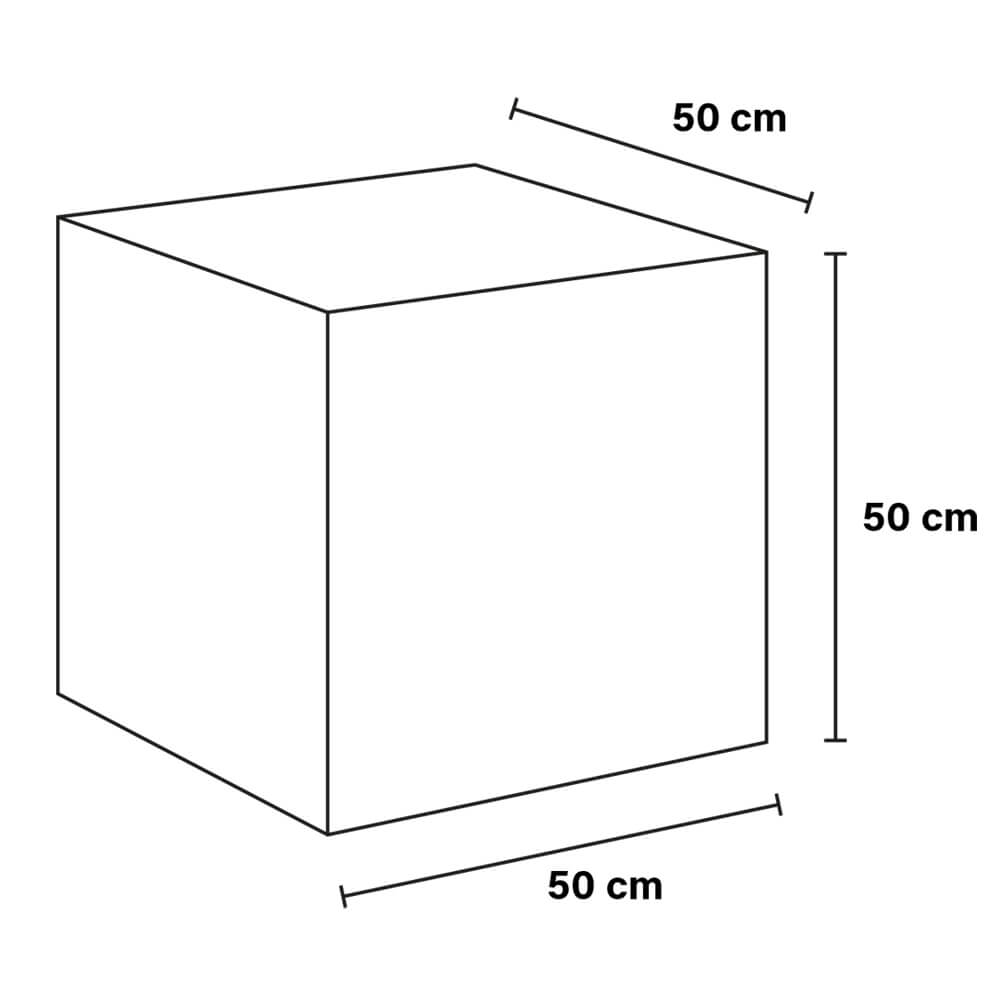 Couchtisch Marmor AMIRI M - 50 x 50 cm Schwarz