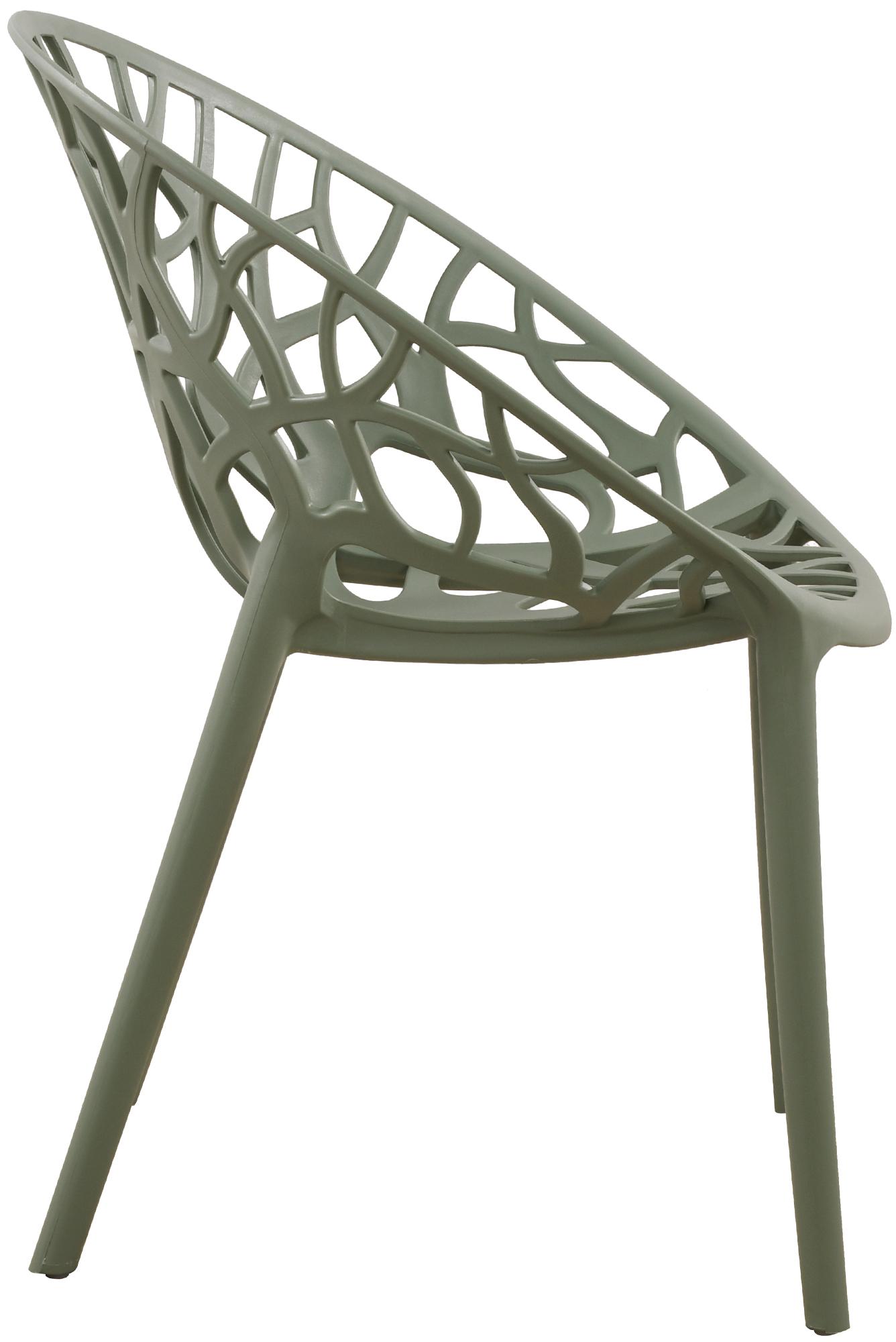 4er Set Stuhl Hope, oliv