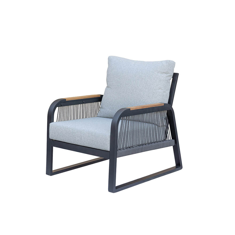 Gartenlounge Aluminium MARABA - Für 5 Personen
