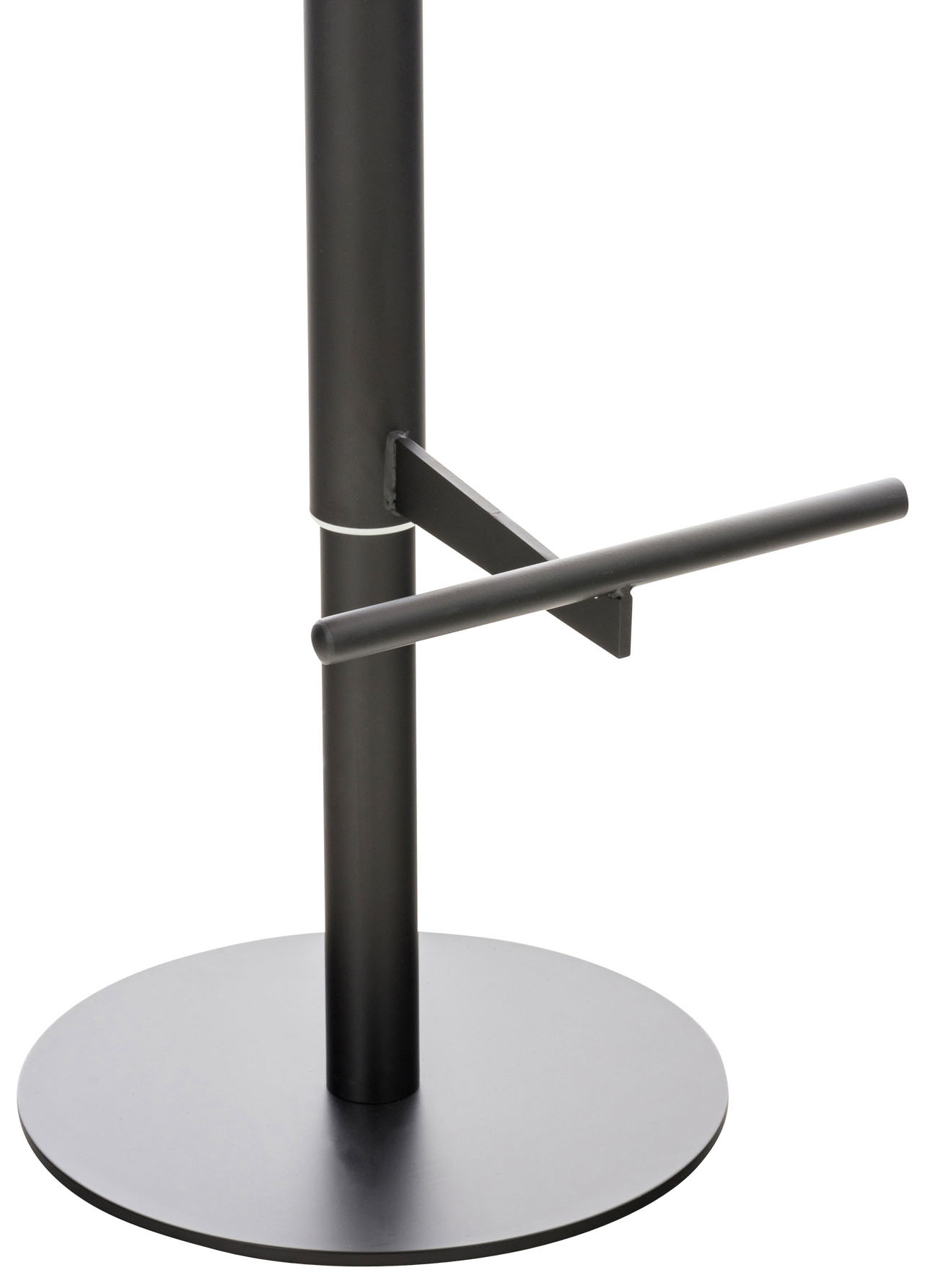 Barhocker Cadiz Kunstleder schwarz, schwarz