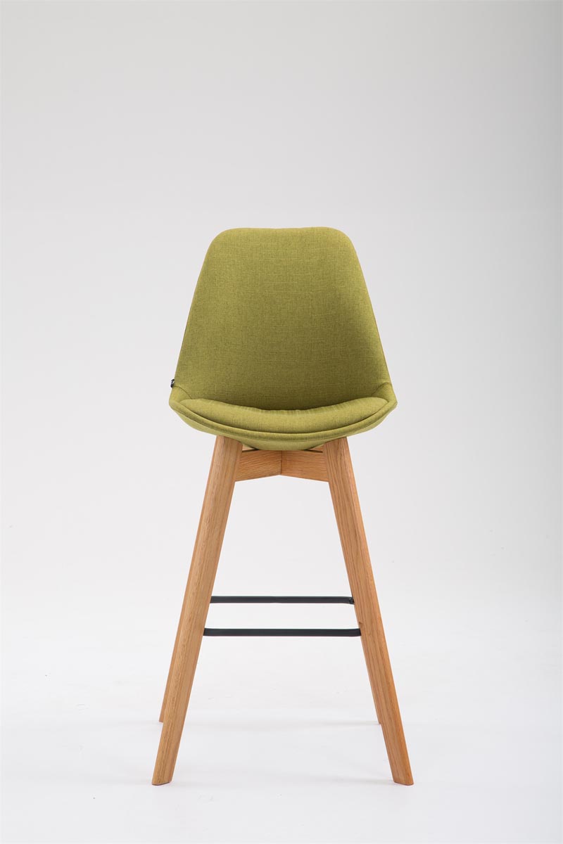 Barhocker Metz Stoff Natura, grün