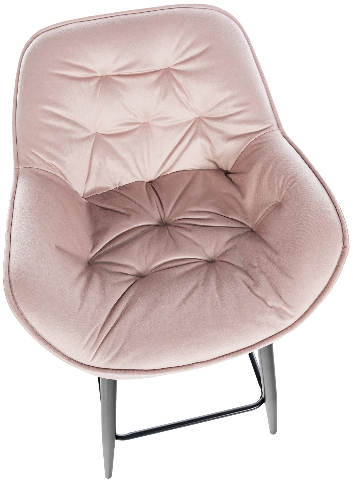 Barhocker Gibson 76 Samt, pink