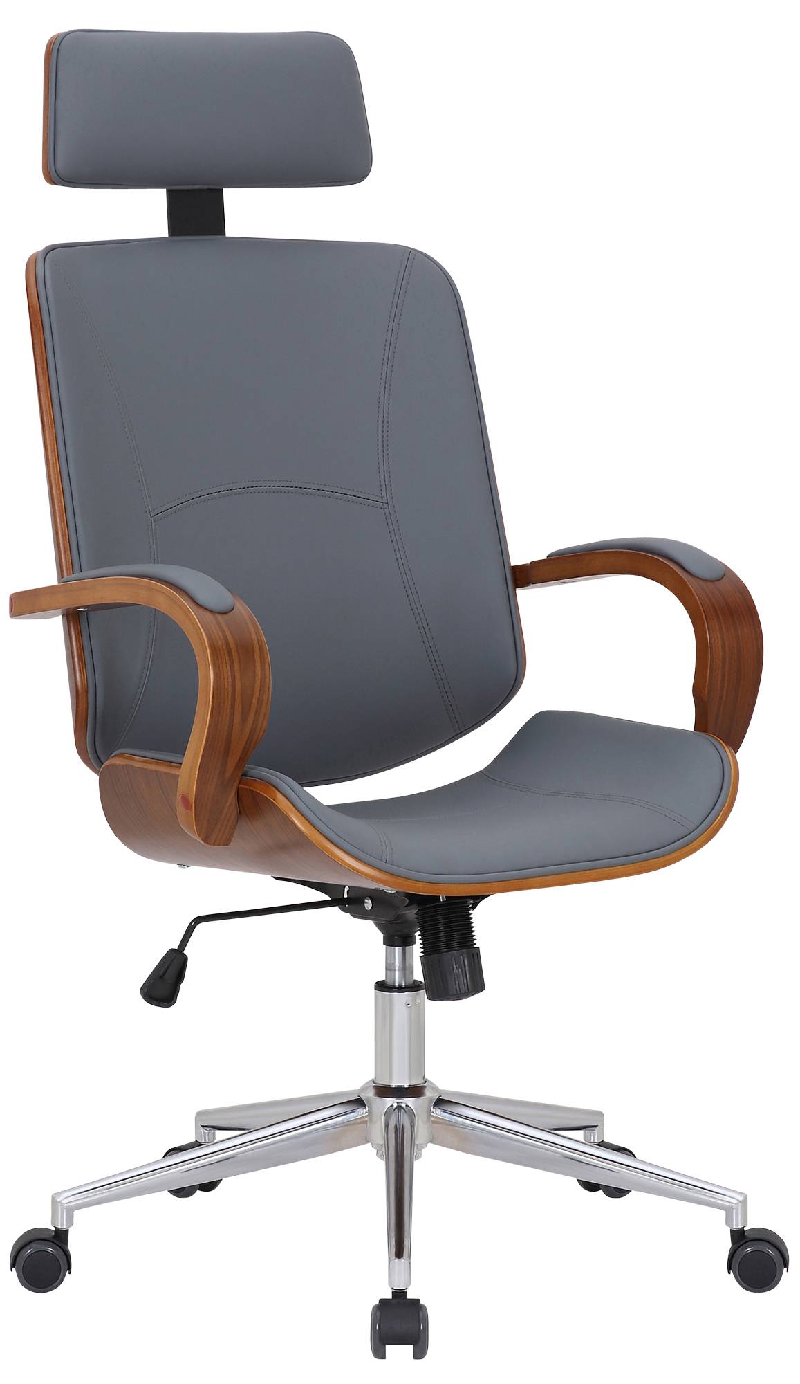 Bürostuhl Dayton, walnuss/grau