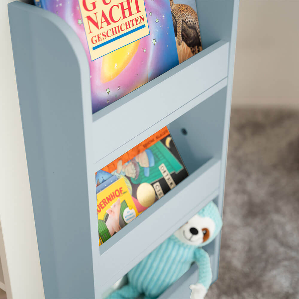 Kinderregal drehbar JUNA - 60 x 60 cm Blau