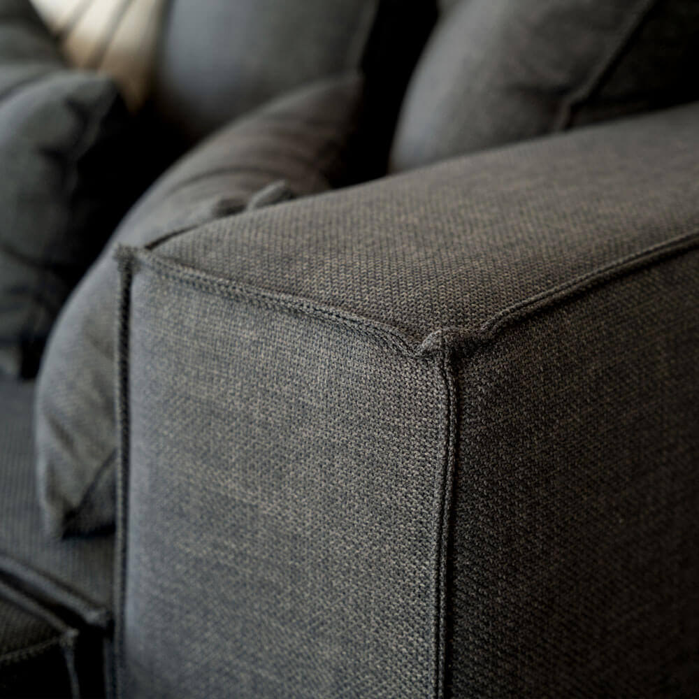 Modulares Sofa VERONA L - 327 x 207 cm Anthrazit