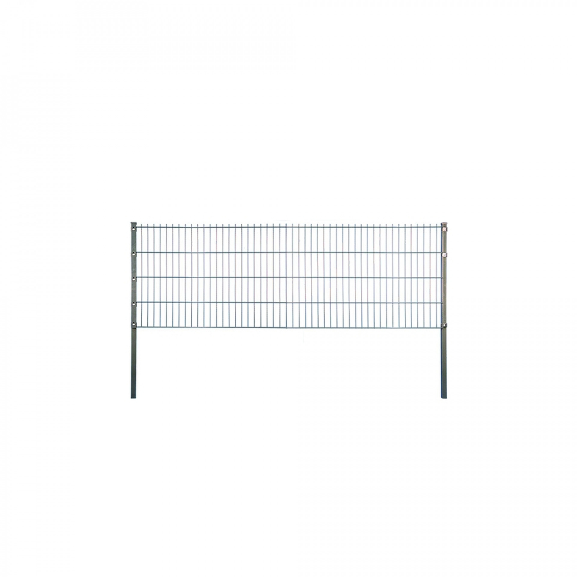 COMO Doppelstabmatte RAL 7016 anthrazit, 2500 x 630 mm, MW 200/50, Stäbe 6/5/6 mm