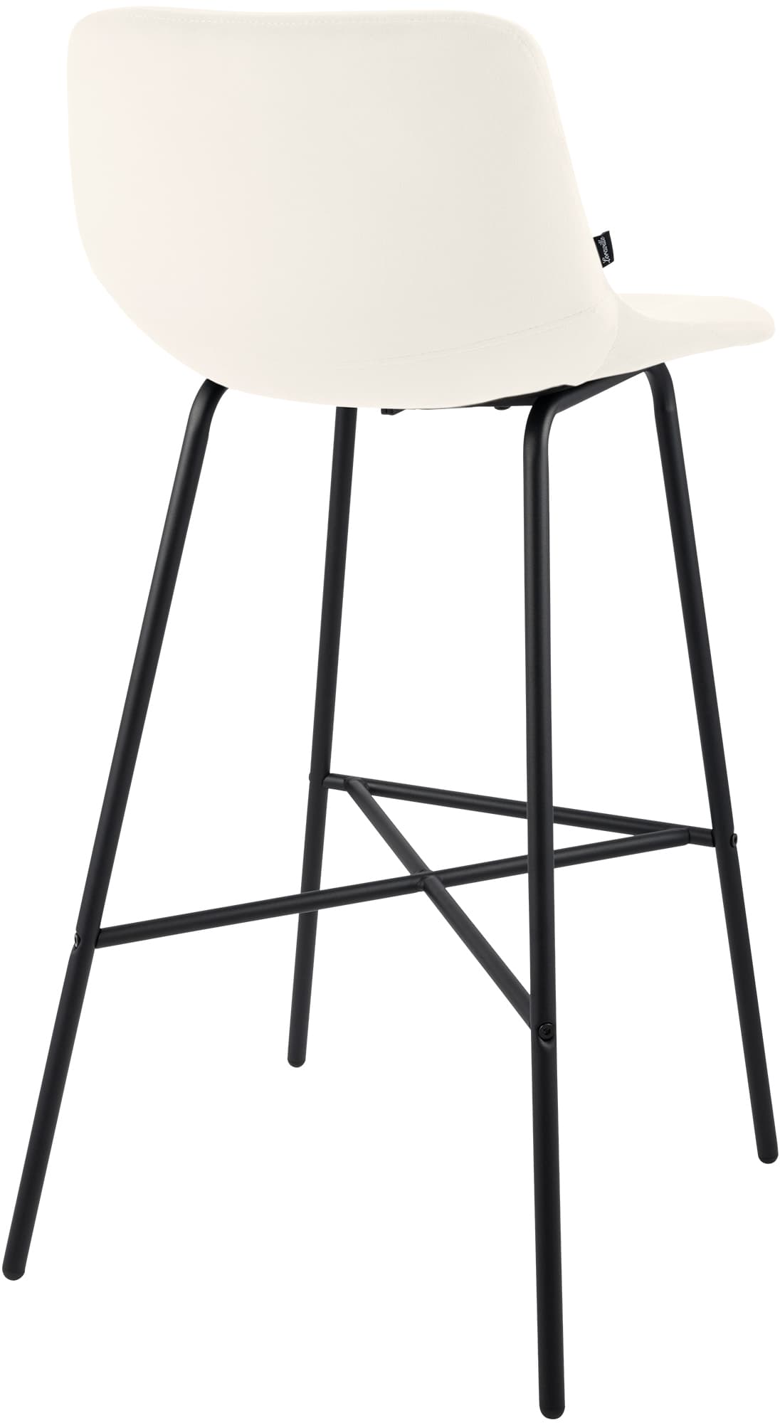 Barhocker Altona Samt, creme