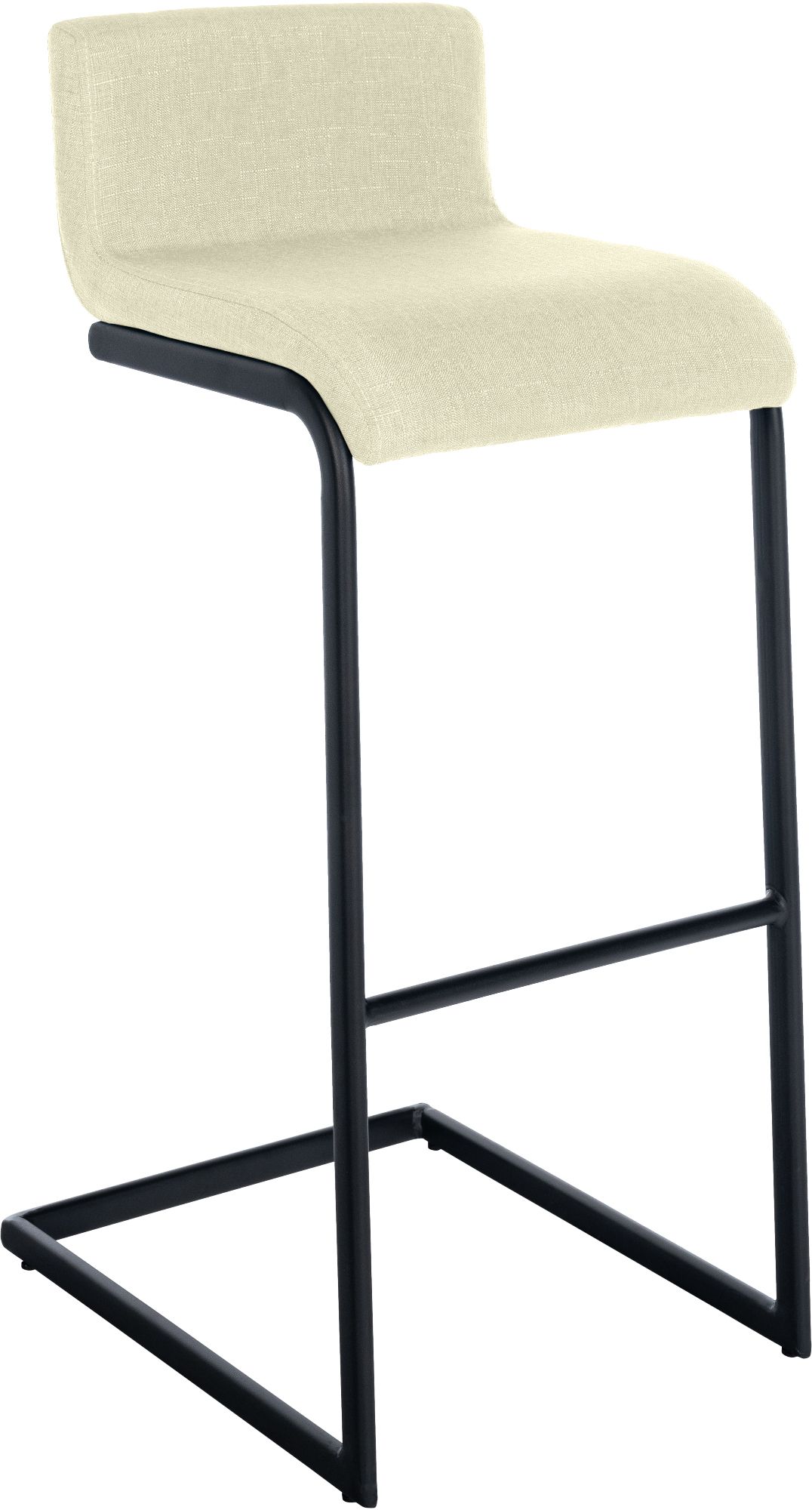 2er Set Barhocker Newport B Stoff, creme