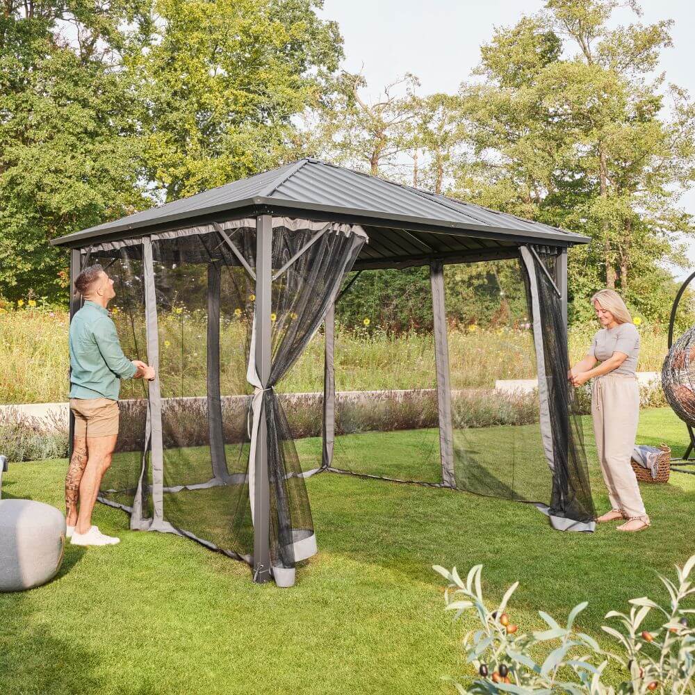 LED Solar Pavillon AZUR - 300 x 270 cm