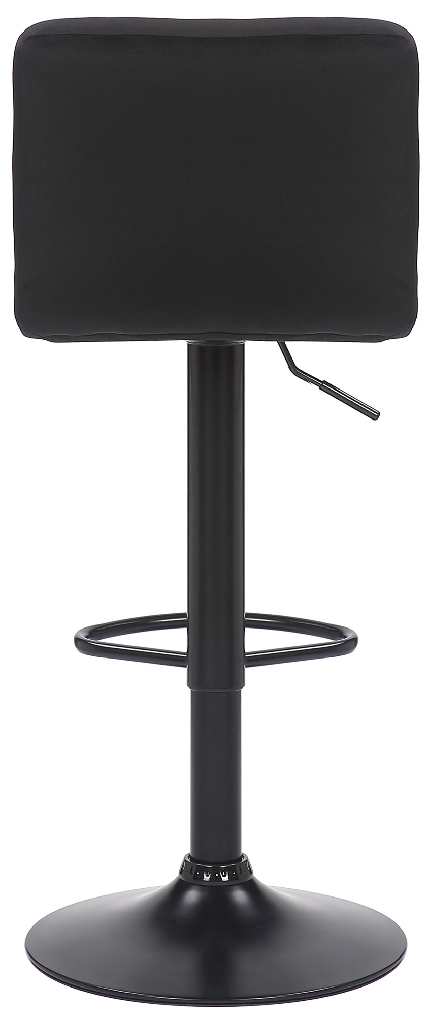 Barhocker Feni Samt, schwarz