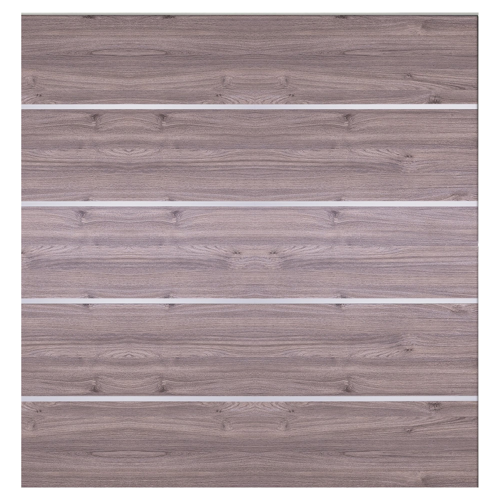 FARÖ-Serie HPL-Steckzaunsystem, 1792 x 1775 mm, Zaunset ESCHE-GRAU, 5 Zaunlamellen