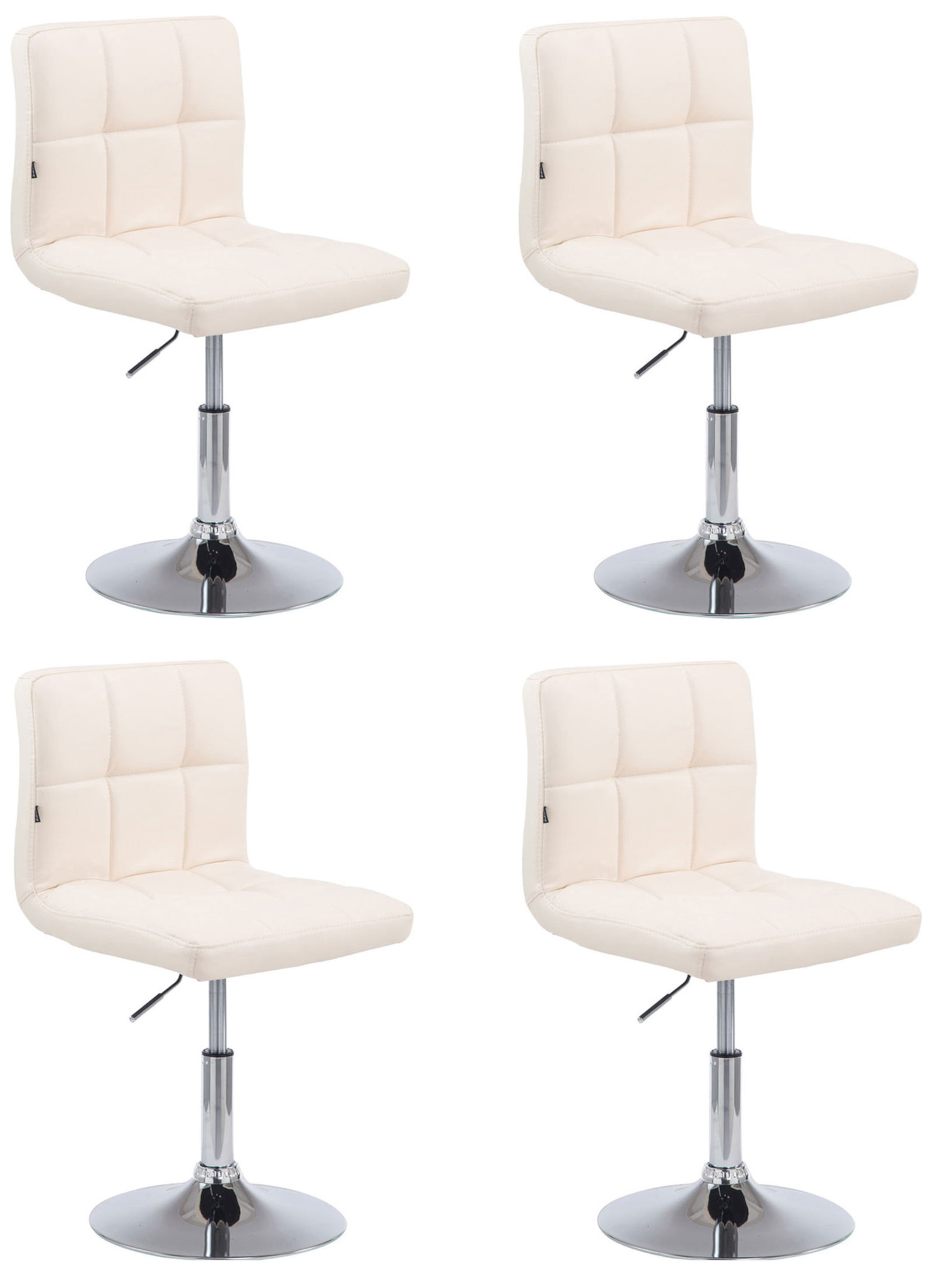 4er Set Lounger Palma V2, creme