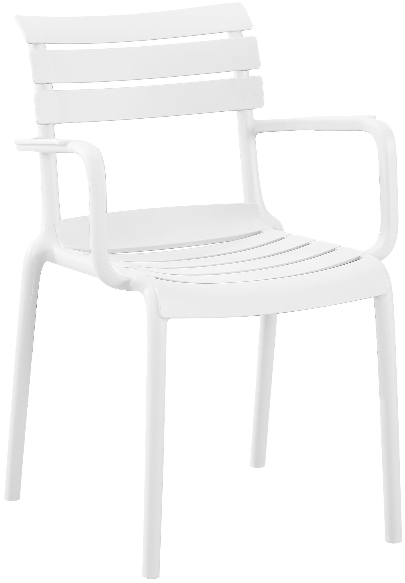 Gartenmöbel-Set Avena mit 4 Stühlen, weiß
