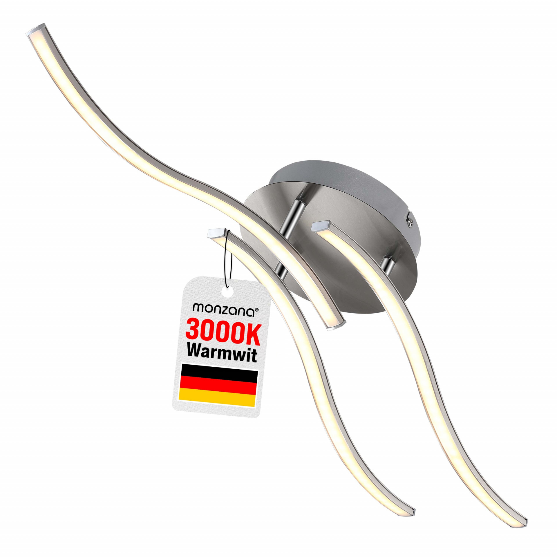 LED Deckenleuchte Tripple bolge 3-flammig