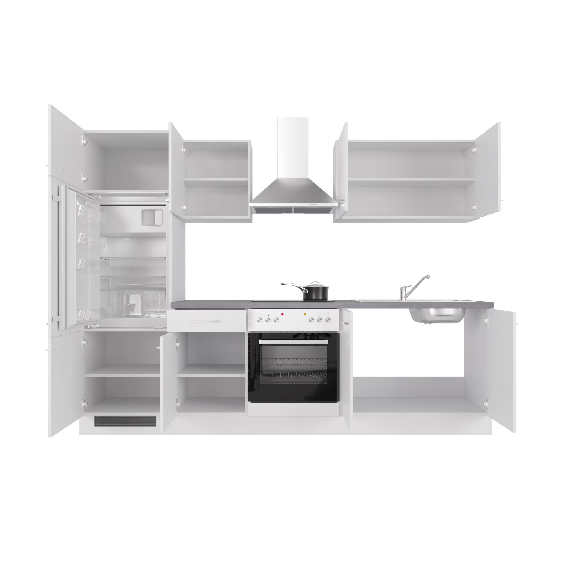 Küchenzeile VITA 270 cm mit E-Geräten