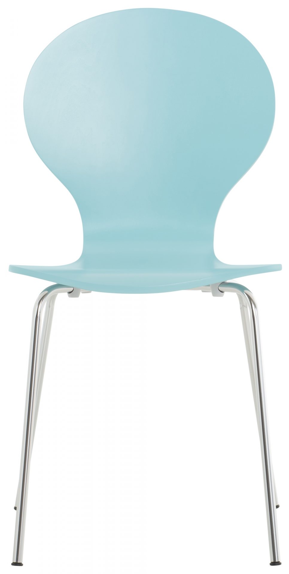 2er Set Besucherstuhl Diego, hellblau