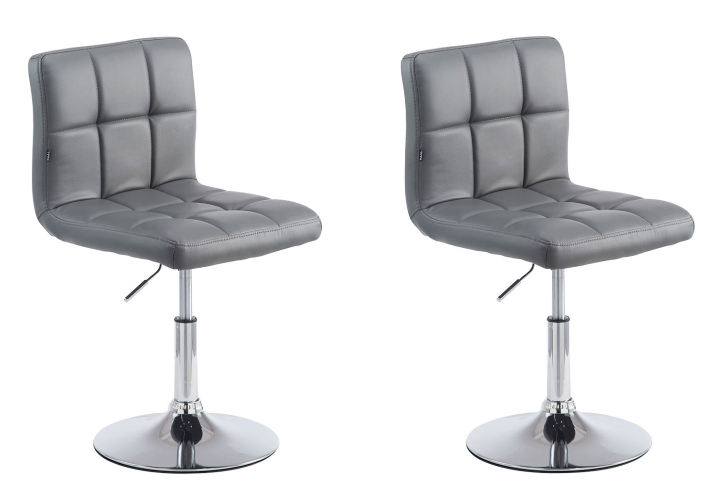 2er Set Lounger Palma V2 Kunstleder, grau