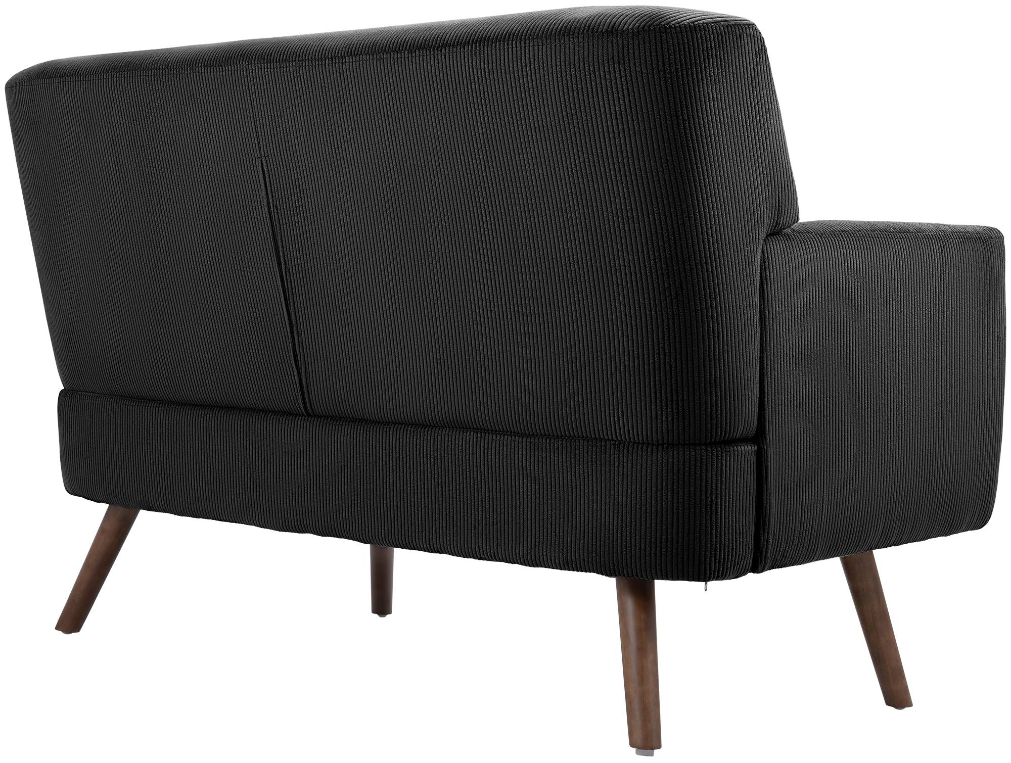 Sofa Kioni Cord, schwarz