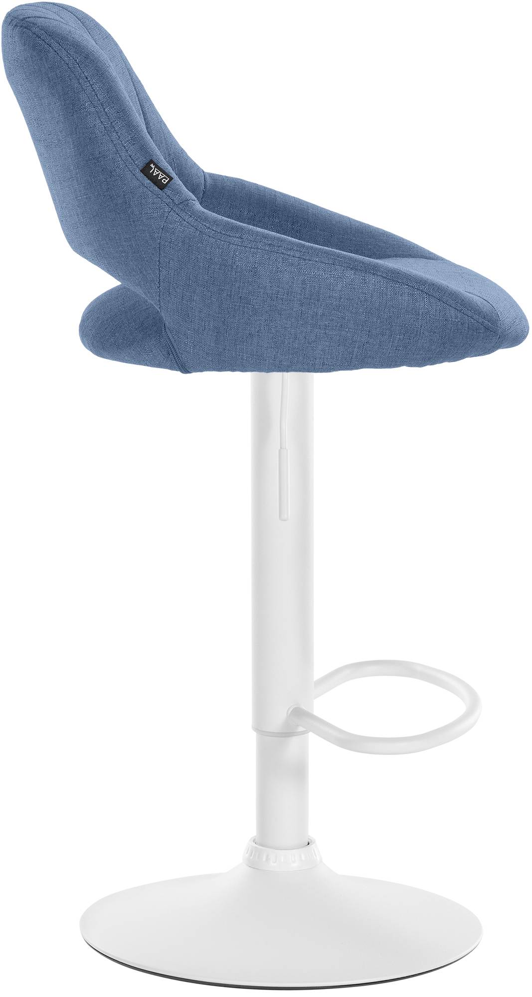 2er Set Barhocker Milet Stoff W, blau