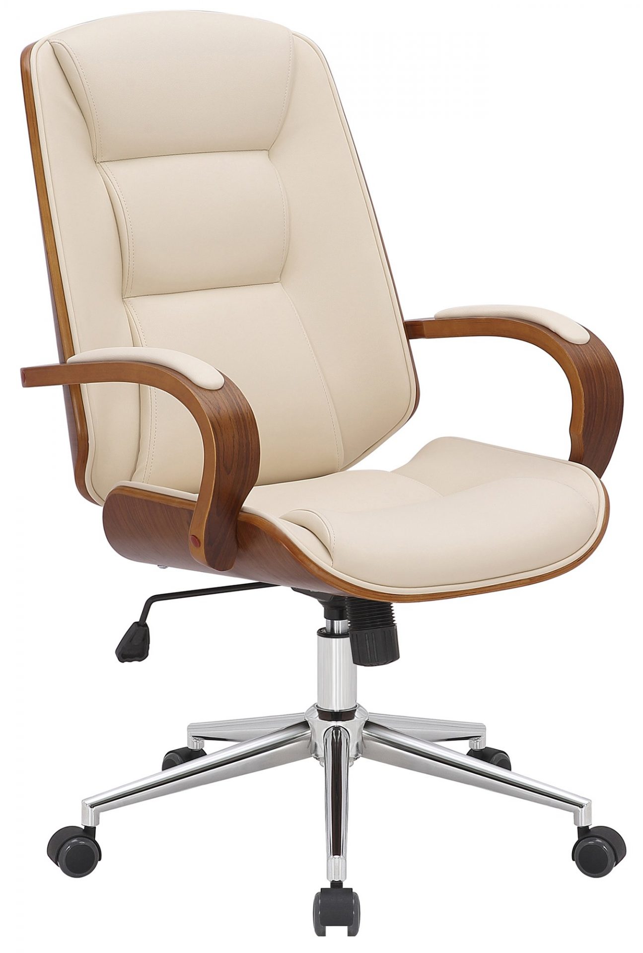 Bürostuhl Yankton, walnuss/creme