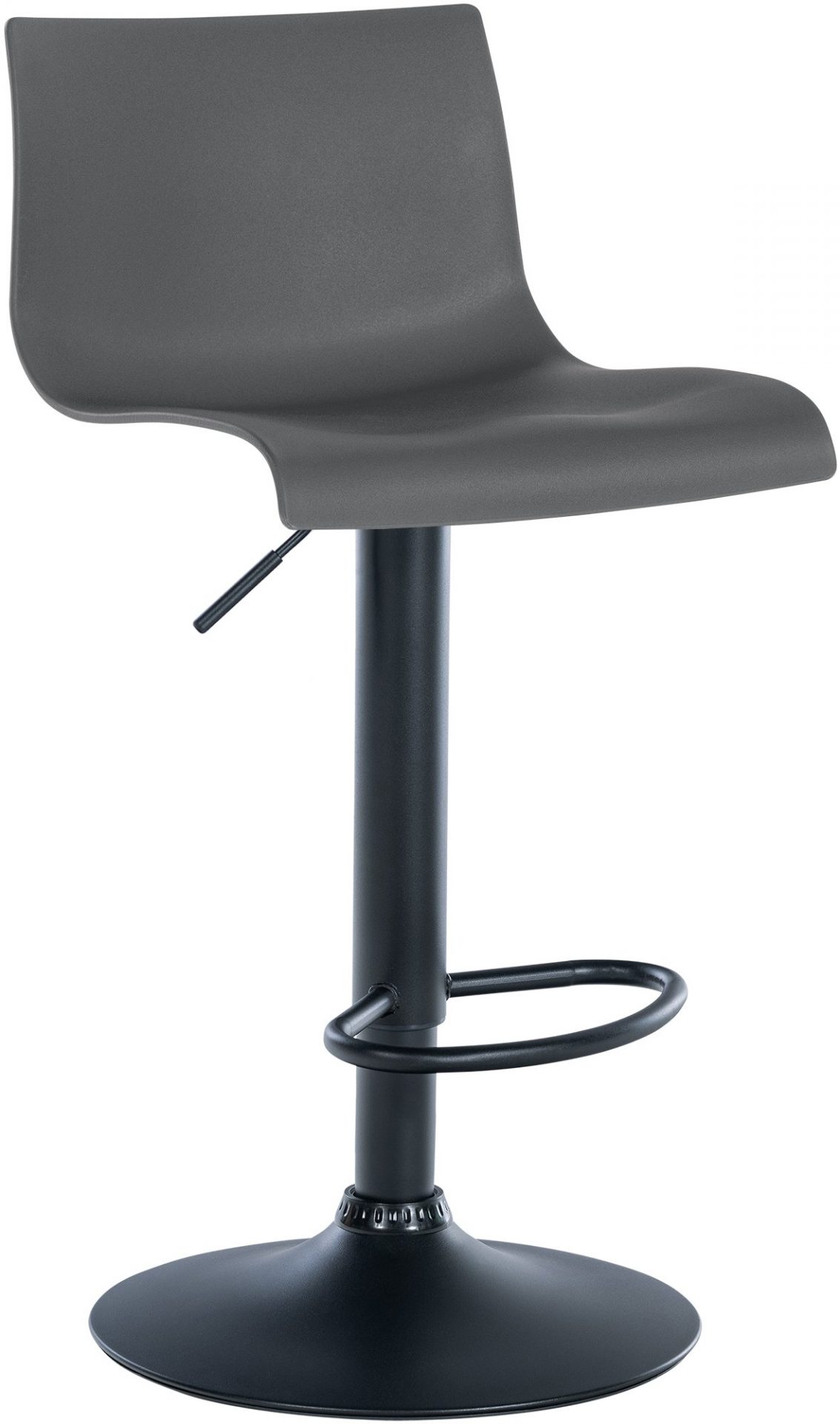 2er Set Barhocker Branford Kunststoff, grau