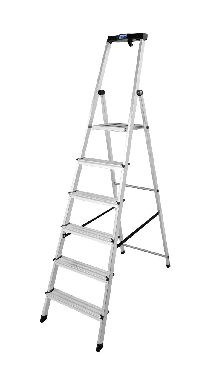 MONTO Aluminium-Stufen-Stehleiter Safety, 1x6 Stufen