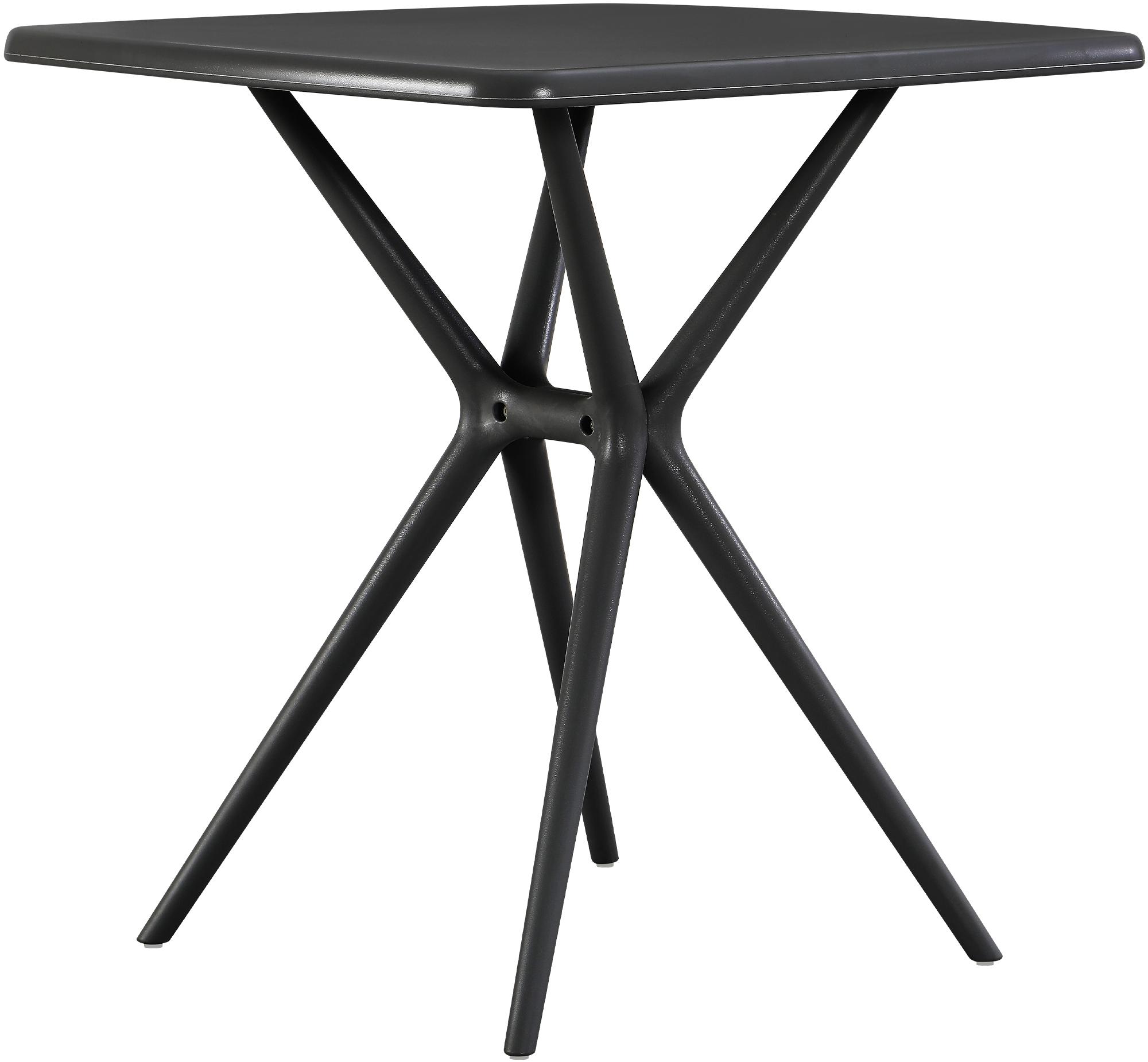 Tisch Becky eckig 72 x 72 cm, schwarz