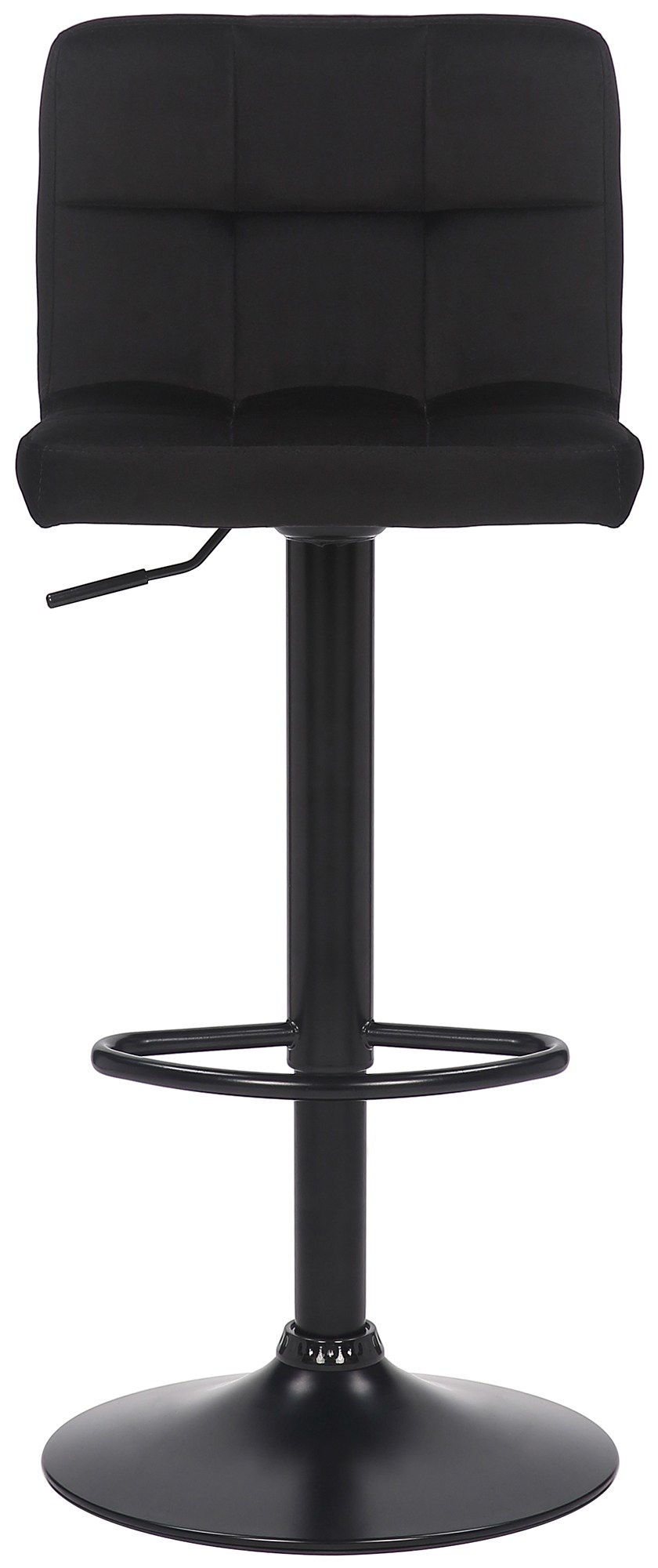 Barhocker Feni Samt, schwarz