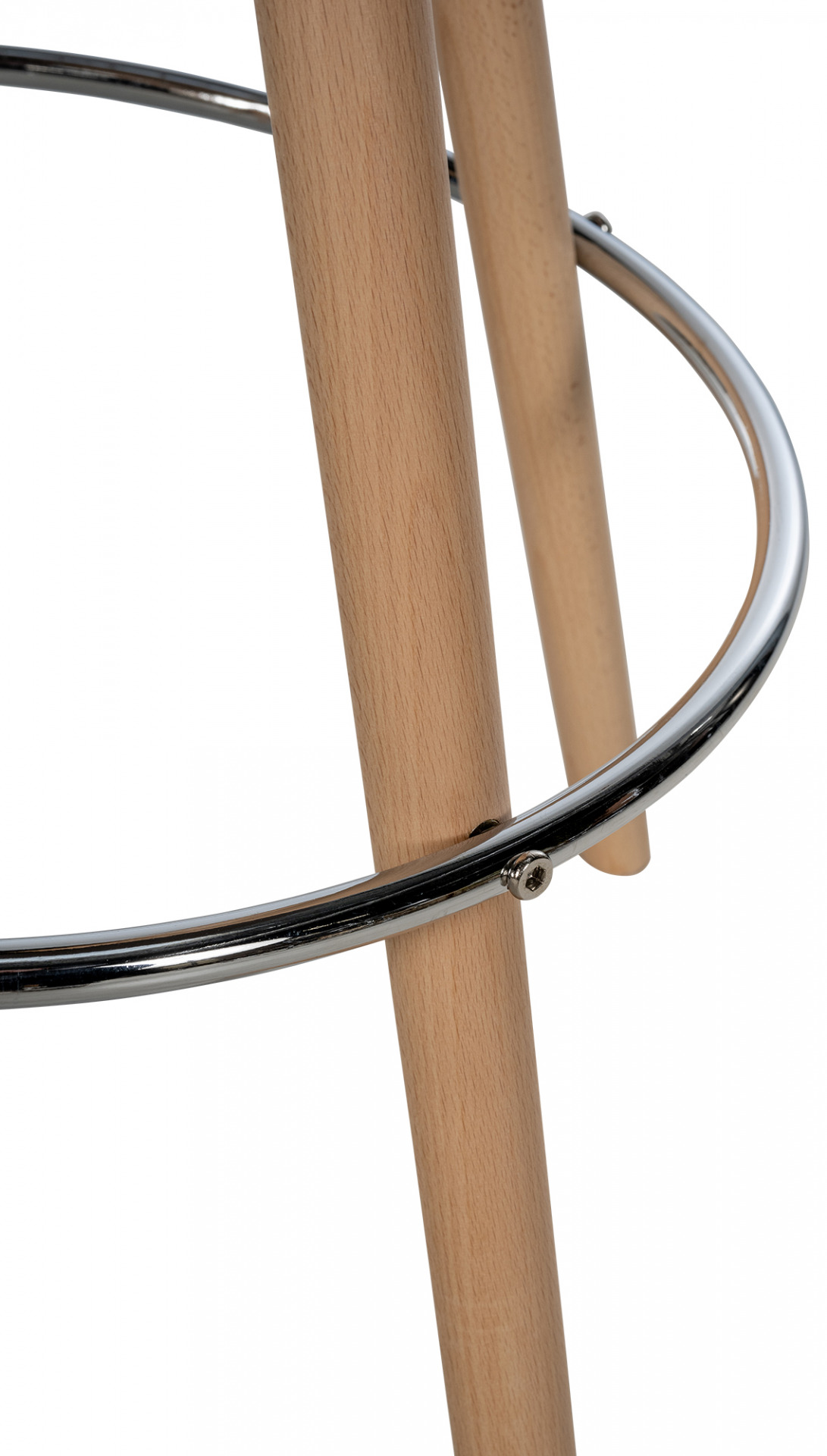 Barhocker Corbin Stoff Rund natura, braun