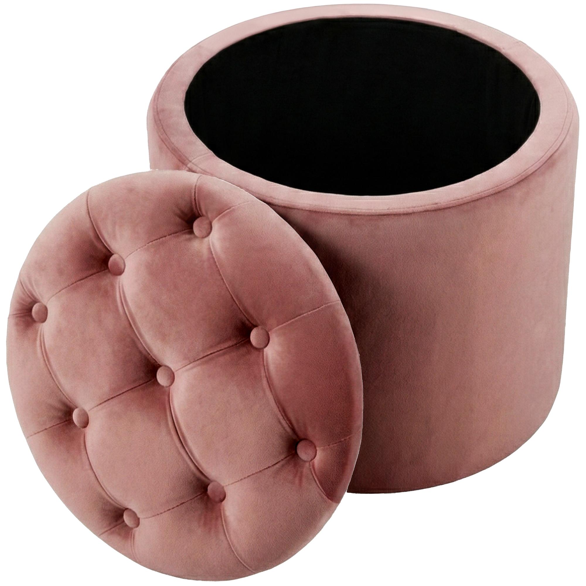 Sitzhocker Pantin Samt, pink