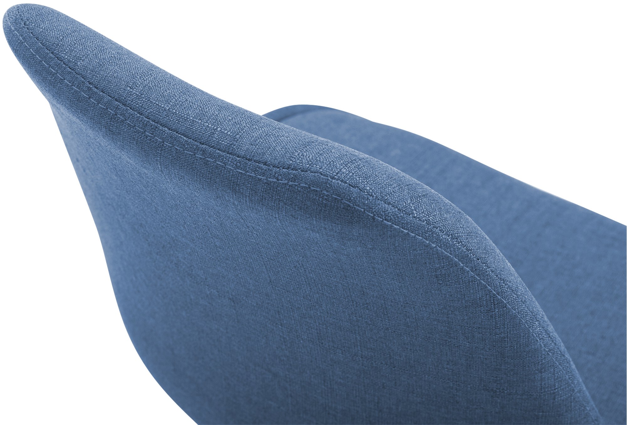 Stuhl Maverick B Stoff, blau