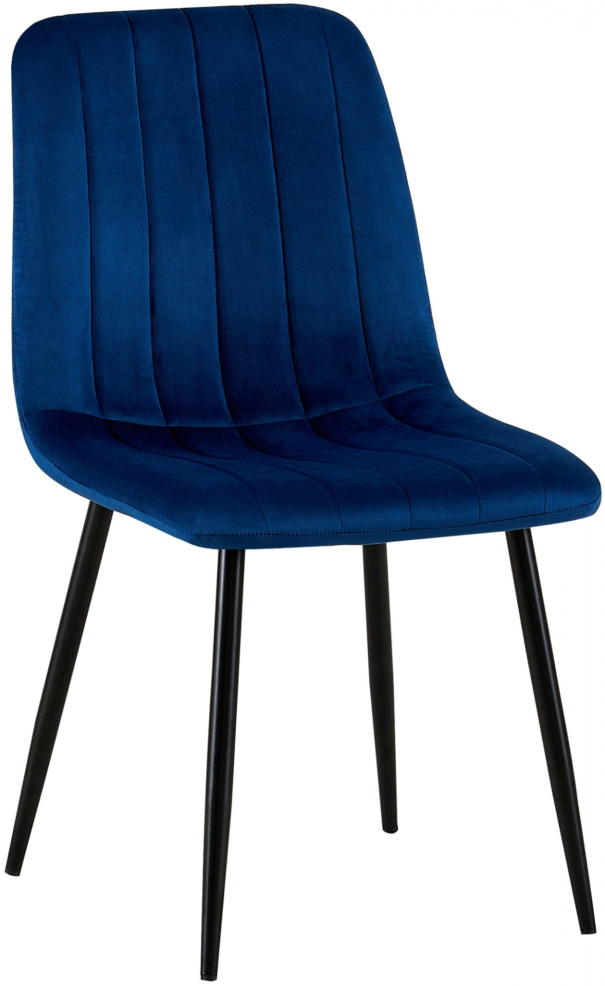 Stuhl Dijon Samt, blau