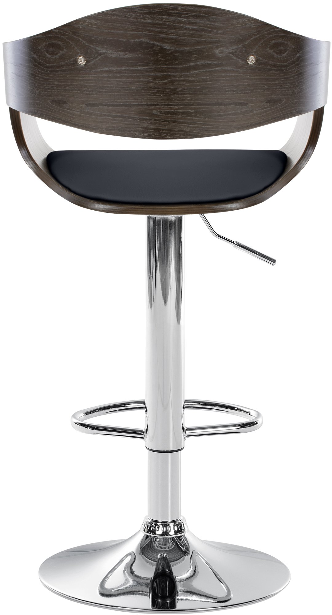 Barhocker Kingston C, schwarz/grau