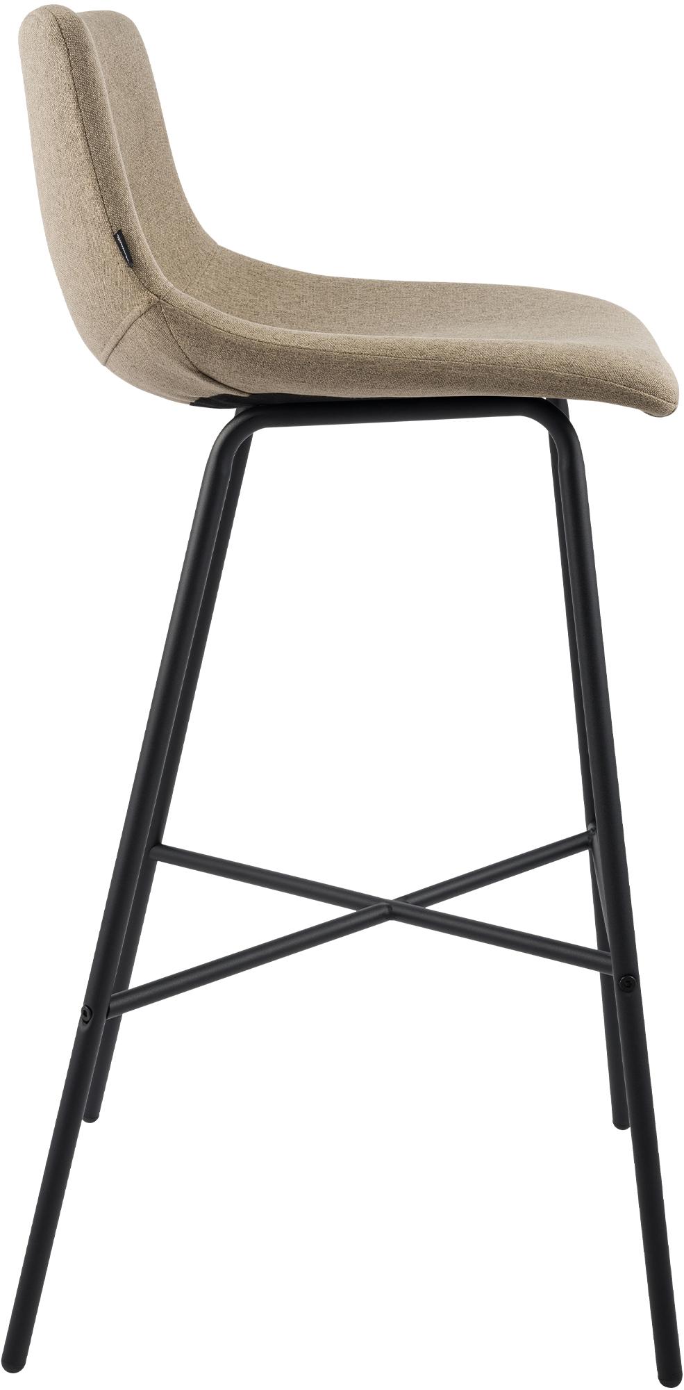 Barhocker Altona Stoff, taupe